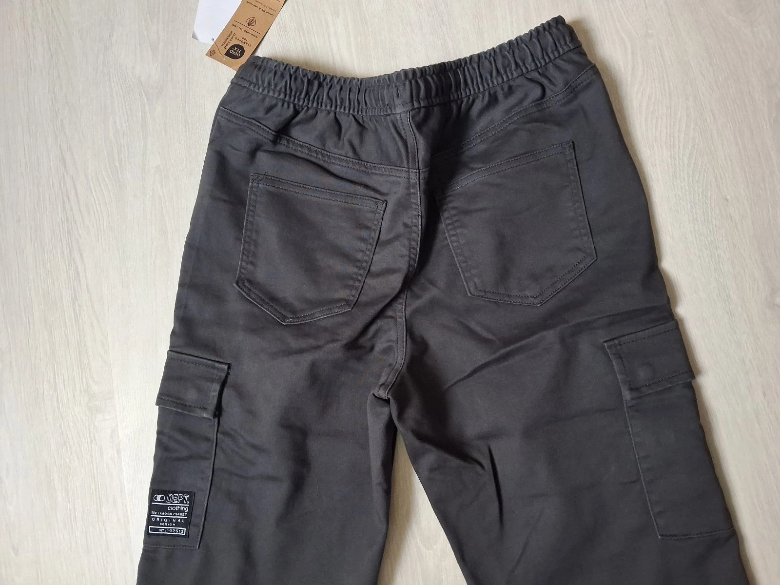 Calça Cargo Jogger Kiabi Cinza Antracita PP / 16 anos (Nova) – photo 6